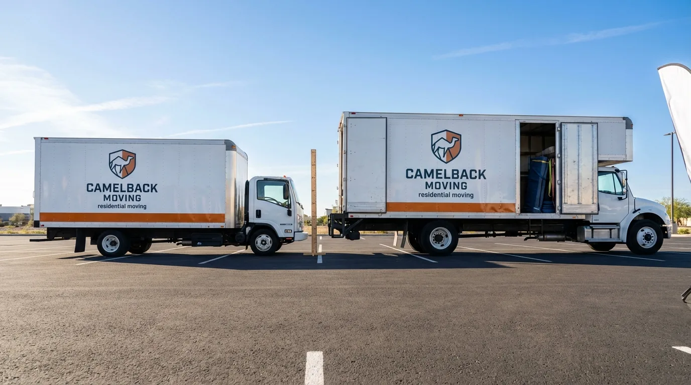 Moving truck size capacity guide in Yarmouth Port